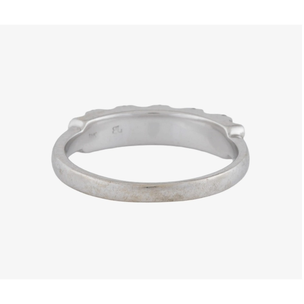 BONY LEVY 18K Diamond Band Ring White Gold 0.66ctw Size 5.5 - Picture 3 of 4